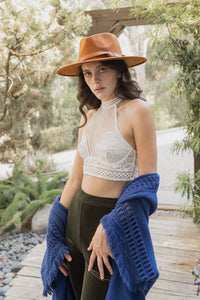 Thumbnail for Lattice Choker Bralette
