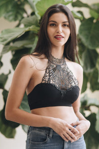 Thumbnail for Baroque High Neck Bralette