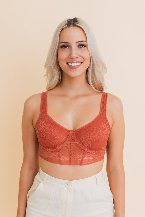 Chic Contours Lace Longline Bralette