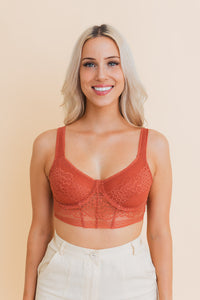 Thumbnail for Chic Contours Lace Longline Bralette