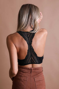 Thumbnail for Lacey Racerback Seamless Bralette