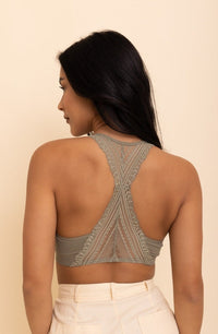 Thumbnail for Lacey Racerback Seamless Bralette
