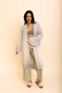 Thumbnail for Lounge Around Longline Ombre Cardigan