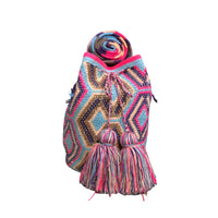 Thumbnail for Authentic Mochila Wayuu with Rhinestones Ref: 001524