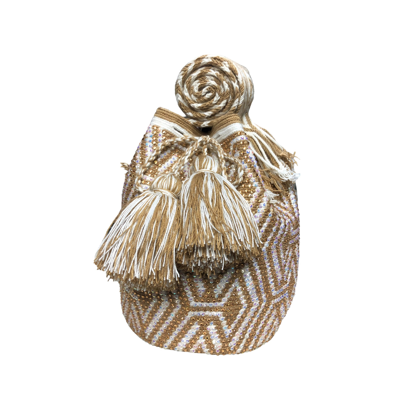 Authentic Mochila Wayuu with Rhinestones Ref: 001523