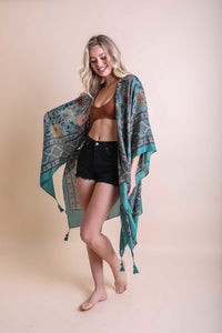 Thumbnail for Moroccan Touch Tapestry Kimono