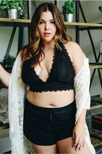 Thumbnail for Plus Halter Top Bralette