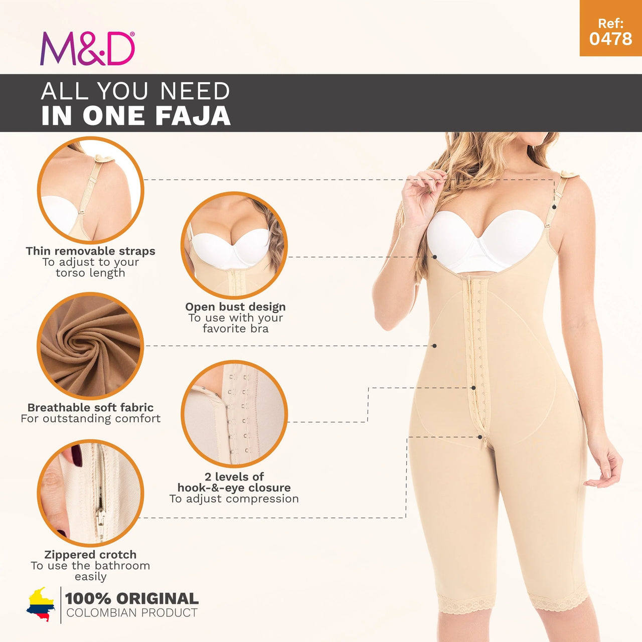 Slimming Full Body Shaper - MYD 0478