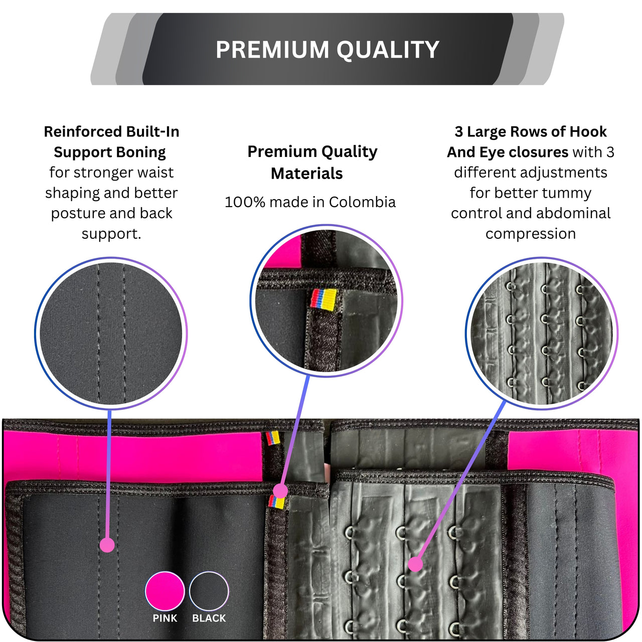 Underbust Latex Sport VEST Trainer - FC 1601