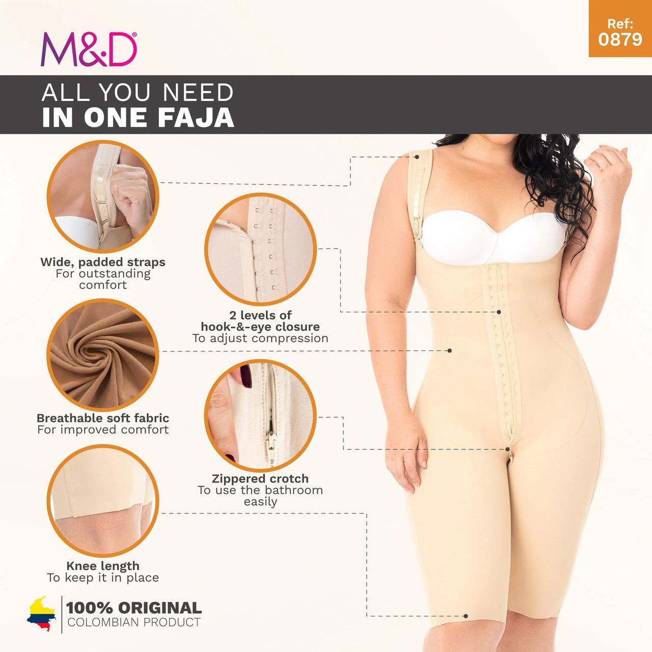 Control Flexy Post-Surgical Full Body Shaper- MYD F0879