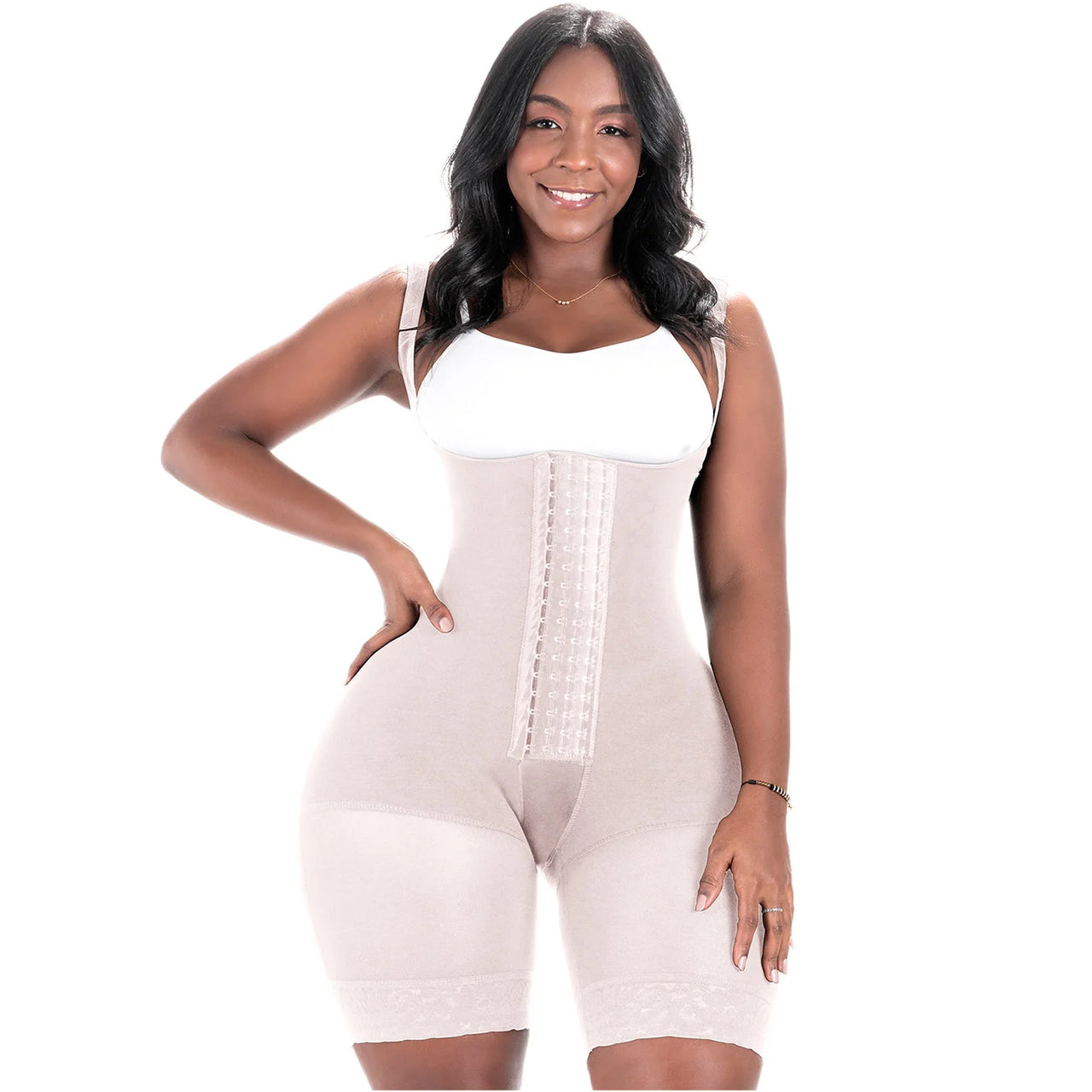 Open Bust Butt Lifting Bodysuit - BS 573BF