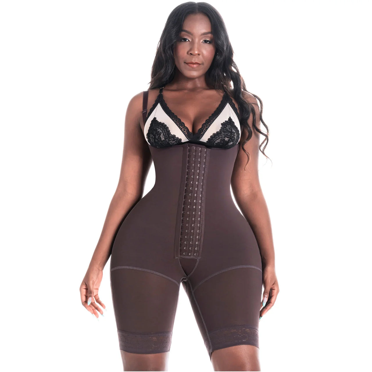 Open Bust Butt Lifting Bodysuit - BS 573BF