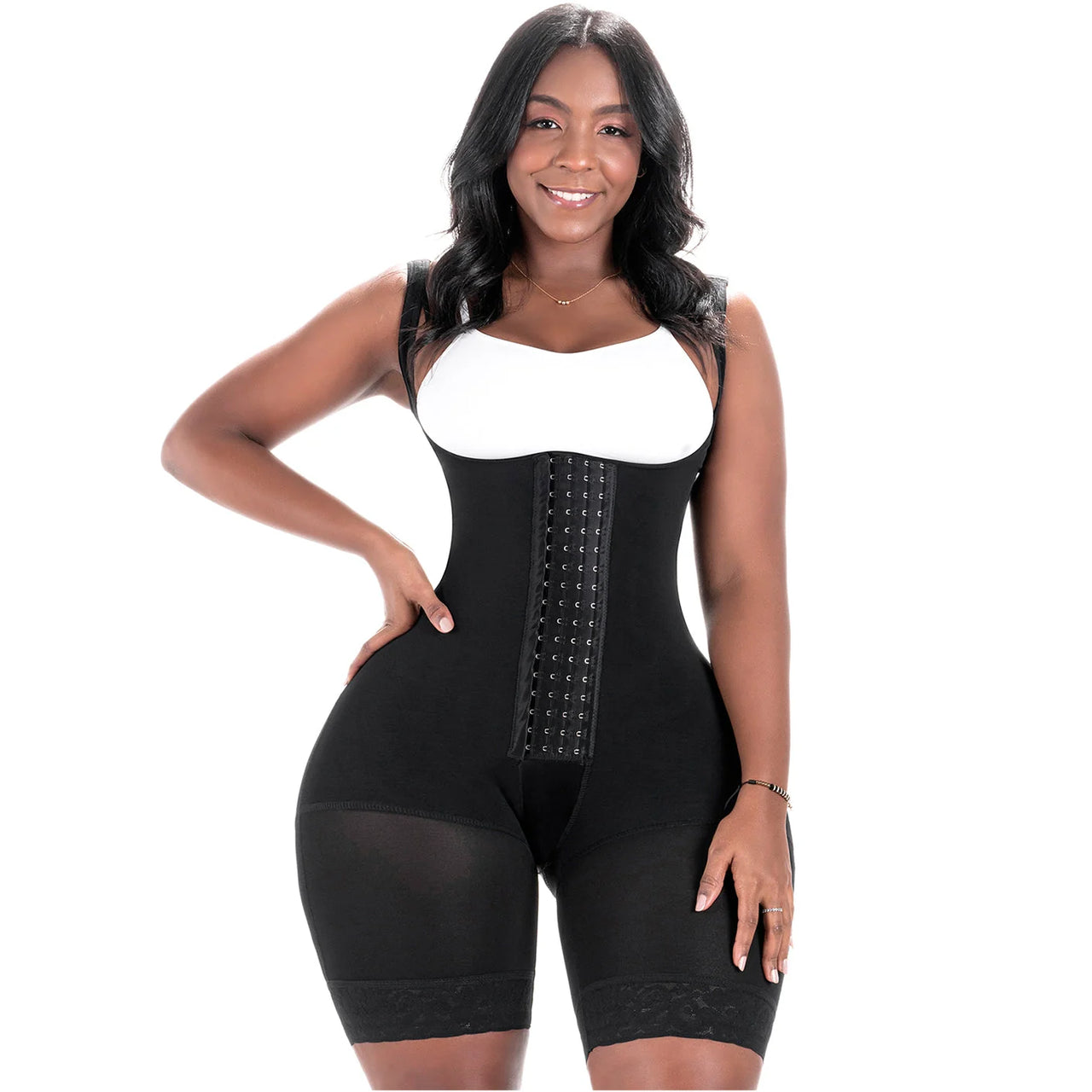 Open Bust Butt Lifting Bodysuit - BS 573BF