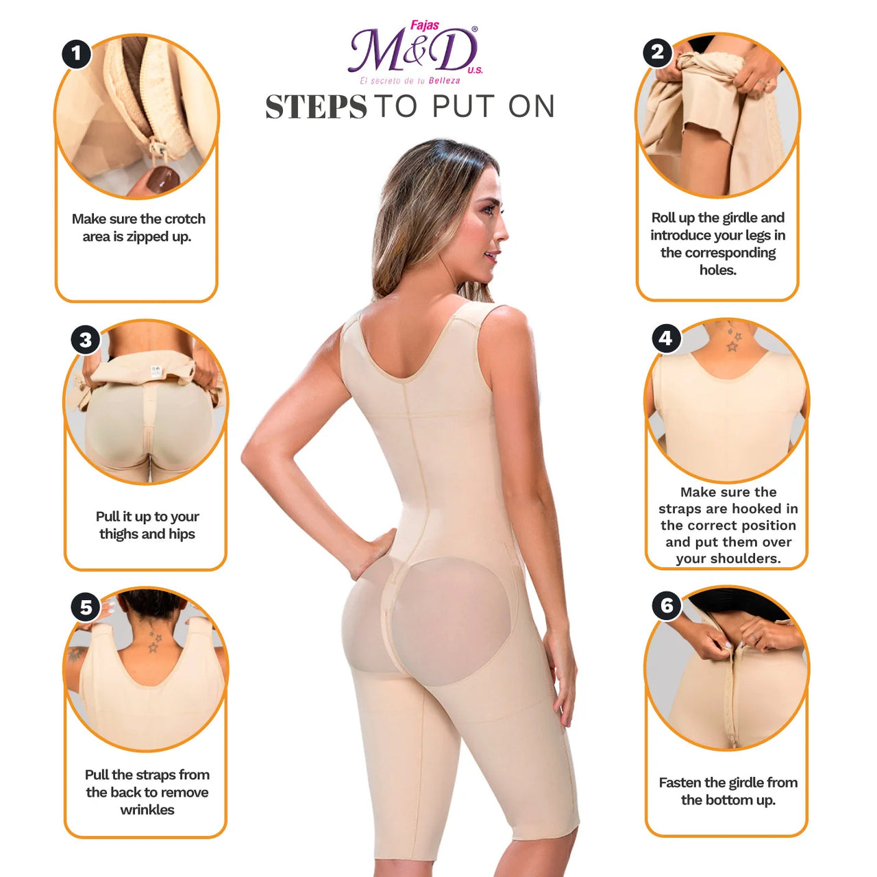 Control Flexy Post-Surgical Full Body Shaper- MYD F0879