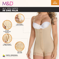 Thumbnail for Extra Short Slimmins Bodysuit with Adjustable Straps - MYD 0048