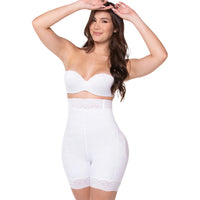 Thumbnail for High Waisted Tummy Control Butt Lifting Shorts - MYD 09326