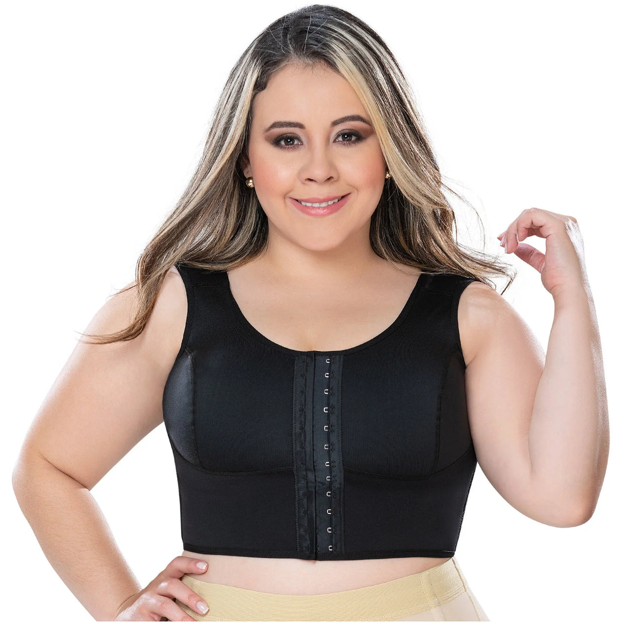 Breast Support and Large Cup Control Bra - MYD B019N