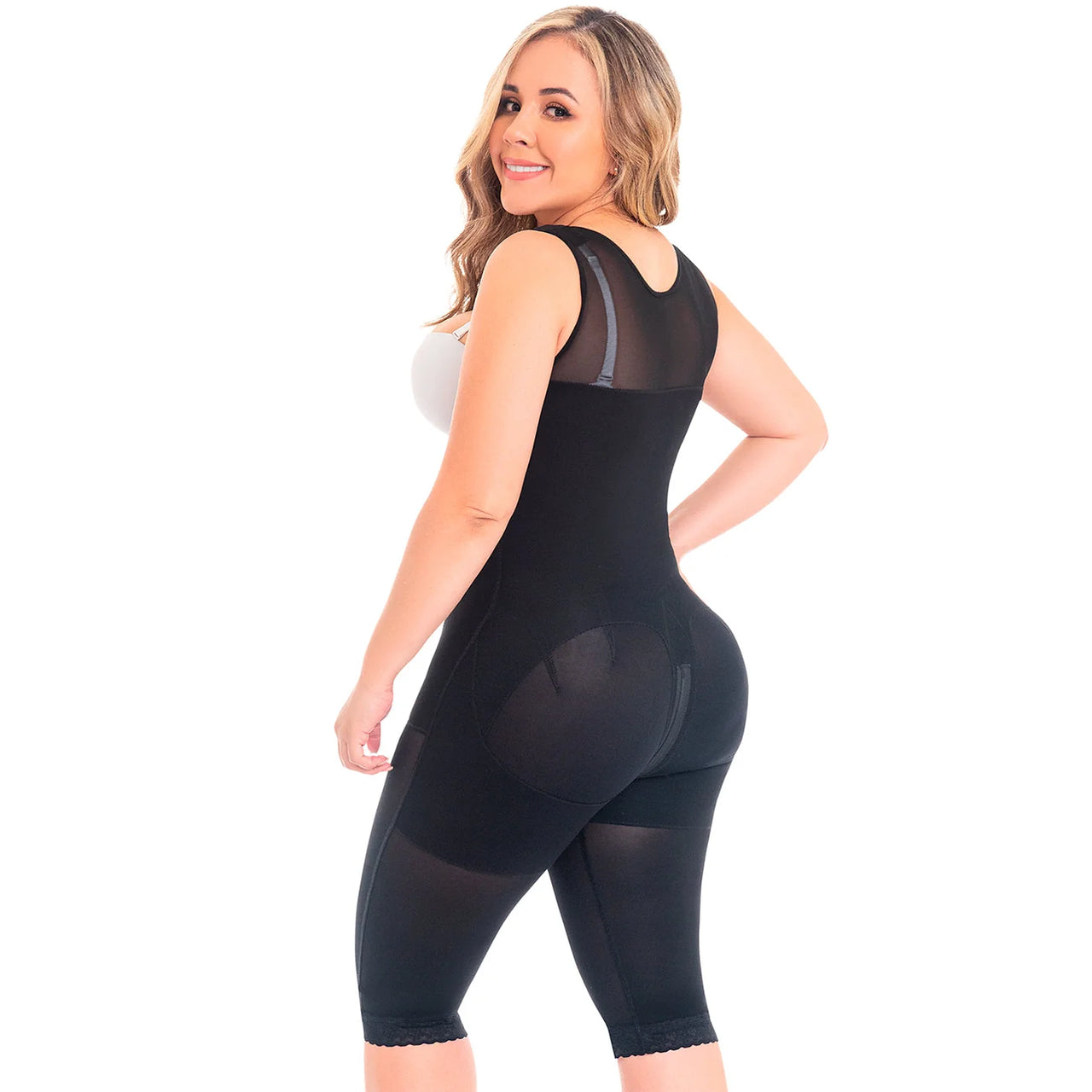 Post-Surgery Slimming Bodysuit Open Bust with Bra Straps - MYD 0075