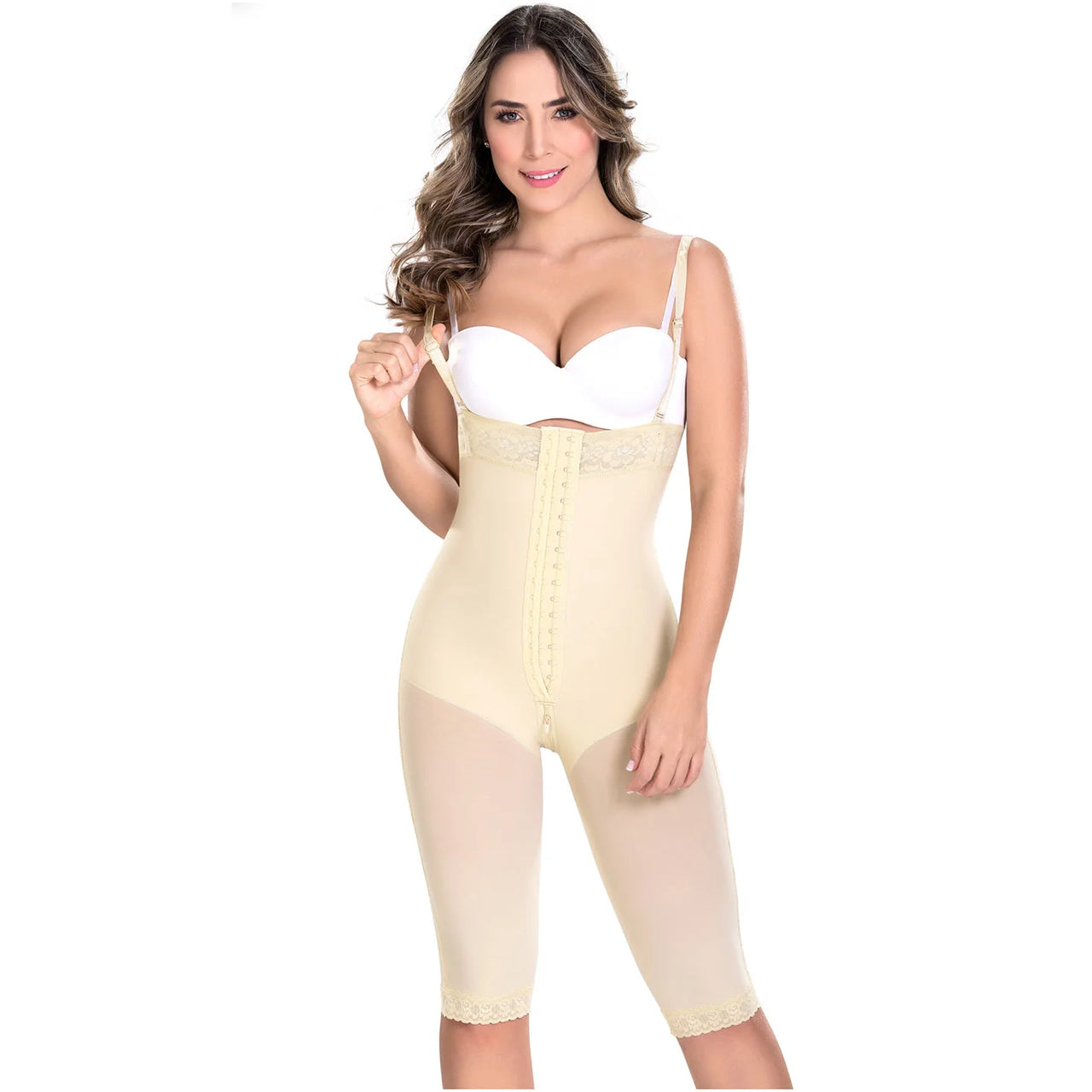 Silicone Strapless Butt Lifting Tummy Control Boysuit -  MYD F0076