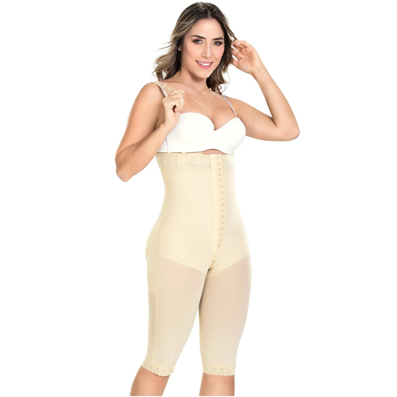 Silicone Strapless Butt Lifting Tummy Control Boysuit -  MYD F0076