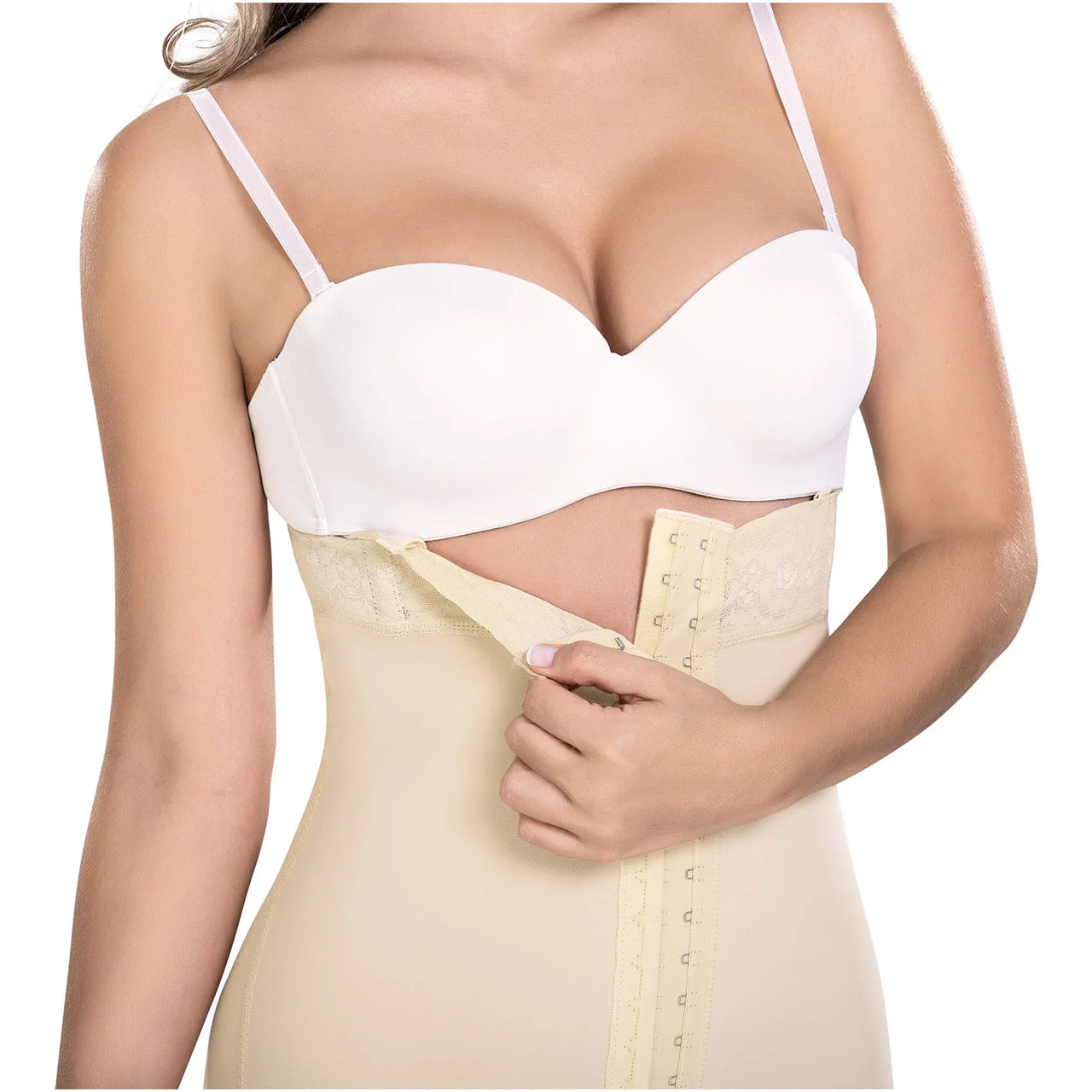 Silicone Strapless Butt Lifting Tummy Control Boysuit -  MYD F0076