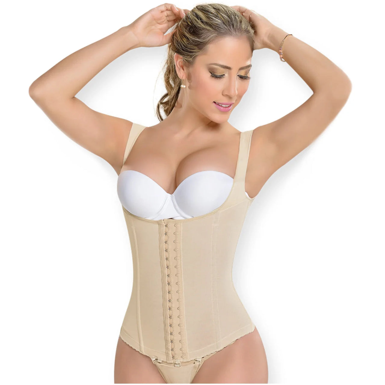 Waist Cincher Corset Vest with Removable Thong - MYD 0055