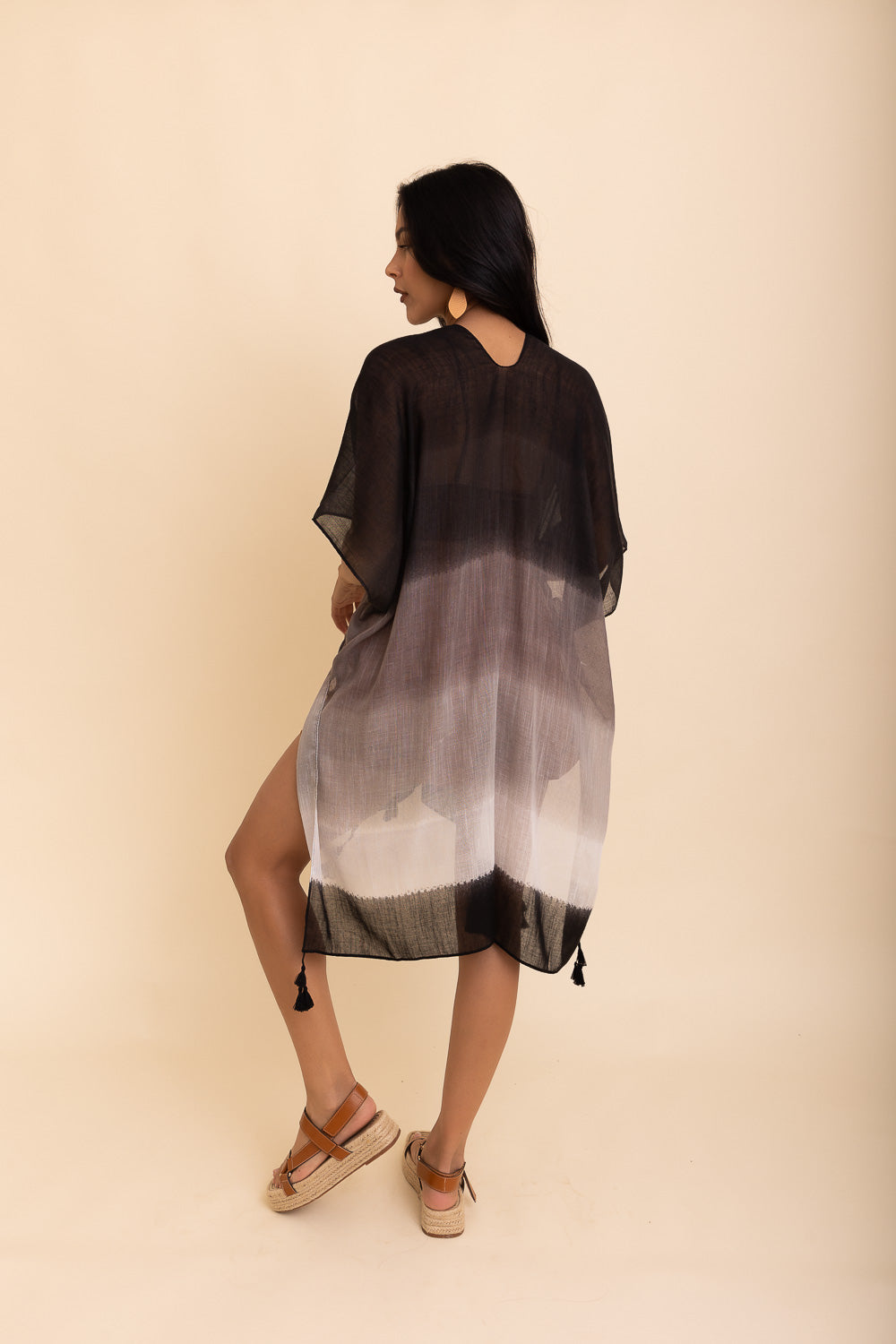 Bohemian Multi Gradient Kimono