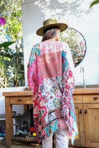 Thumbnail for Boho Patchwork Kimono