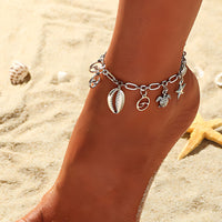 Thumbnail for Charm Bracelet of the Sea 18K White Gold Plated Bracelet