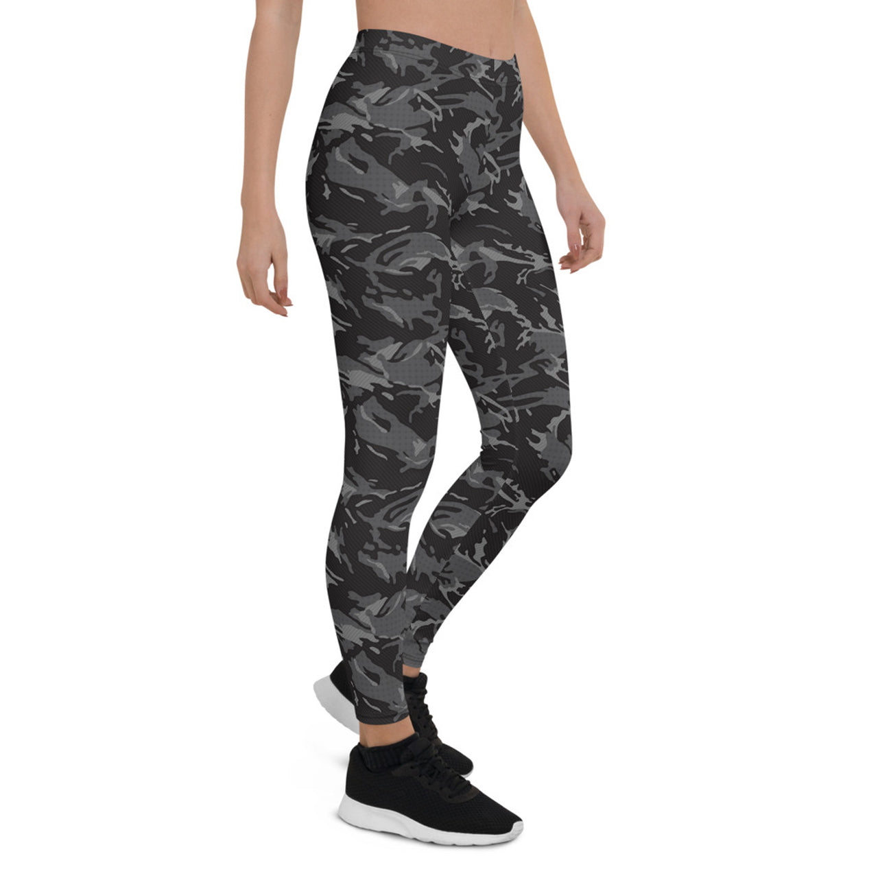 Ultra Gray Black Camo High Rise Leggings