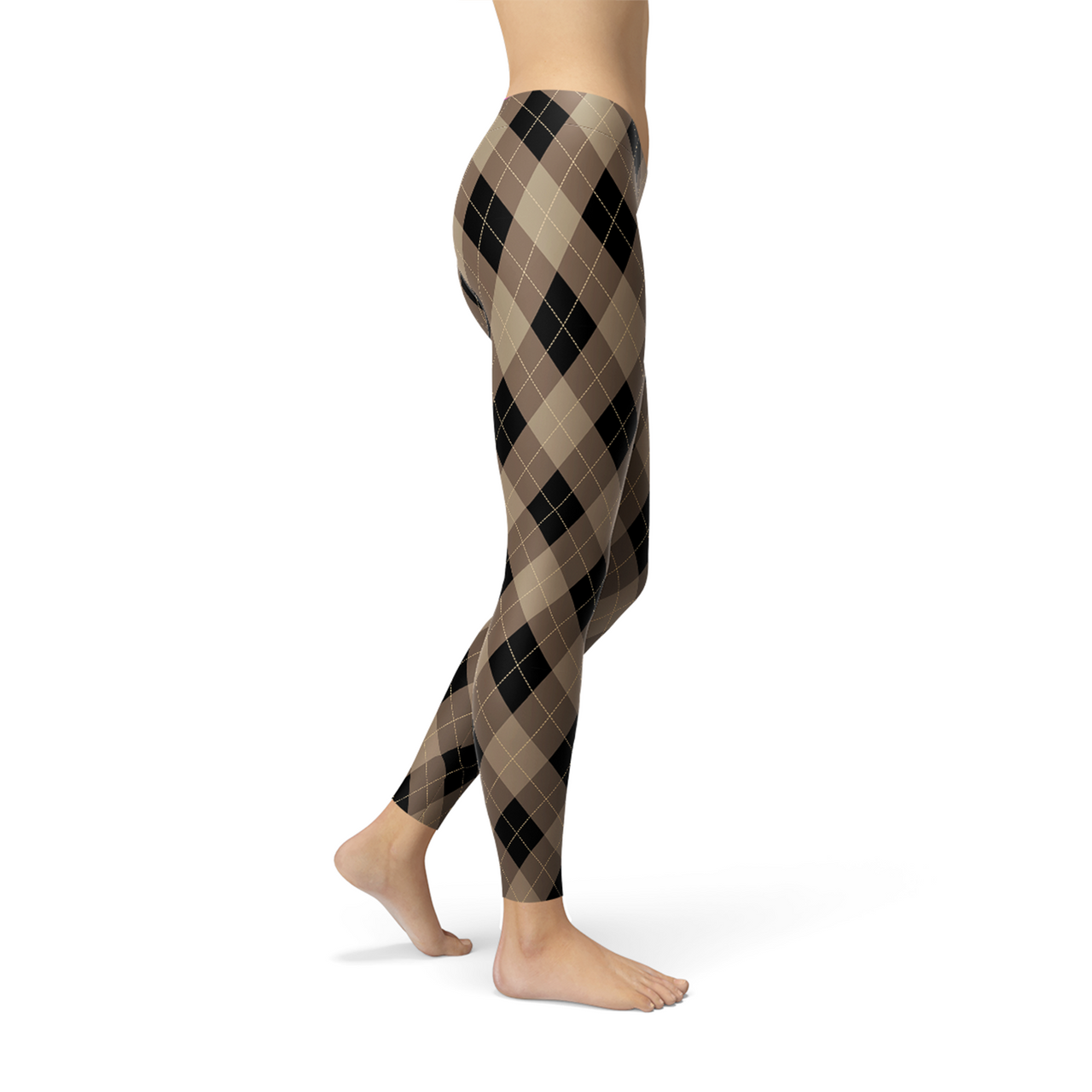 Square Argyle Leggings