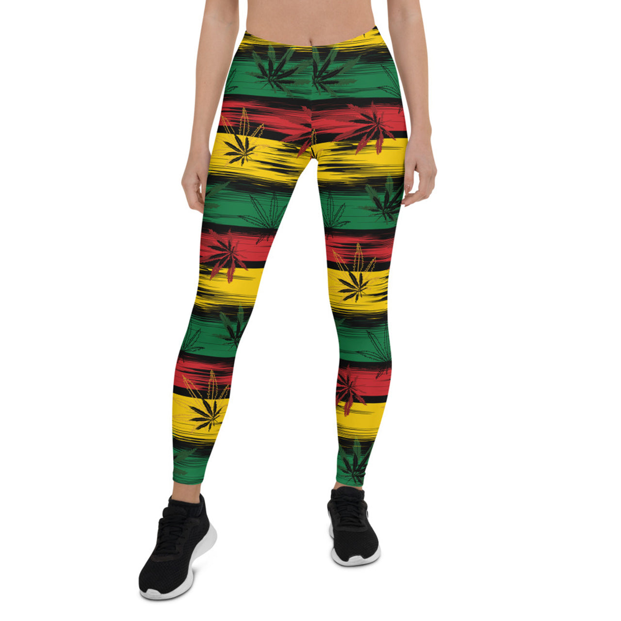 Reggae Green Yellow Red Leggings