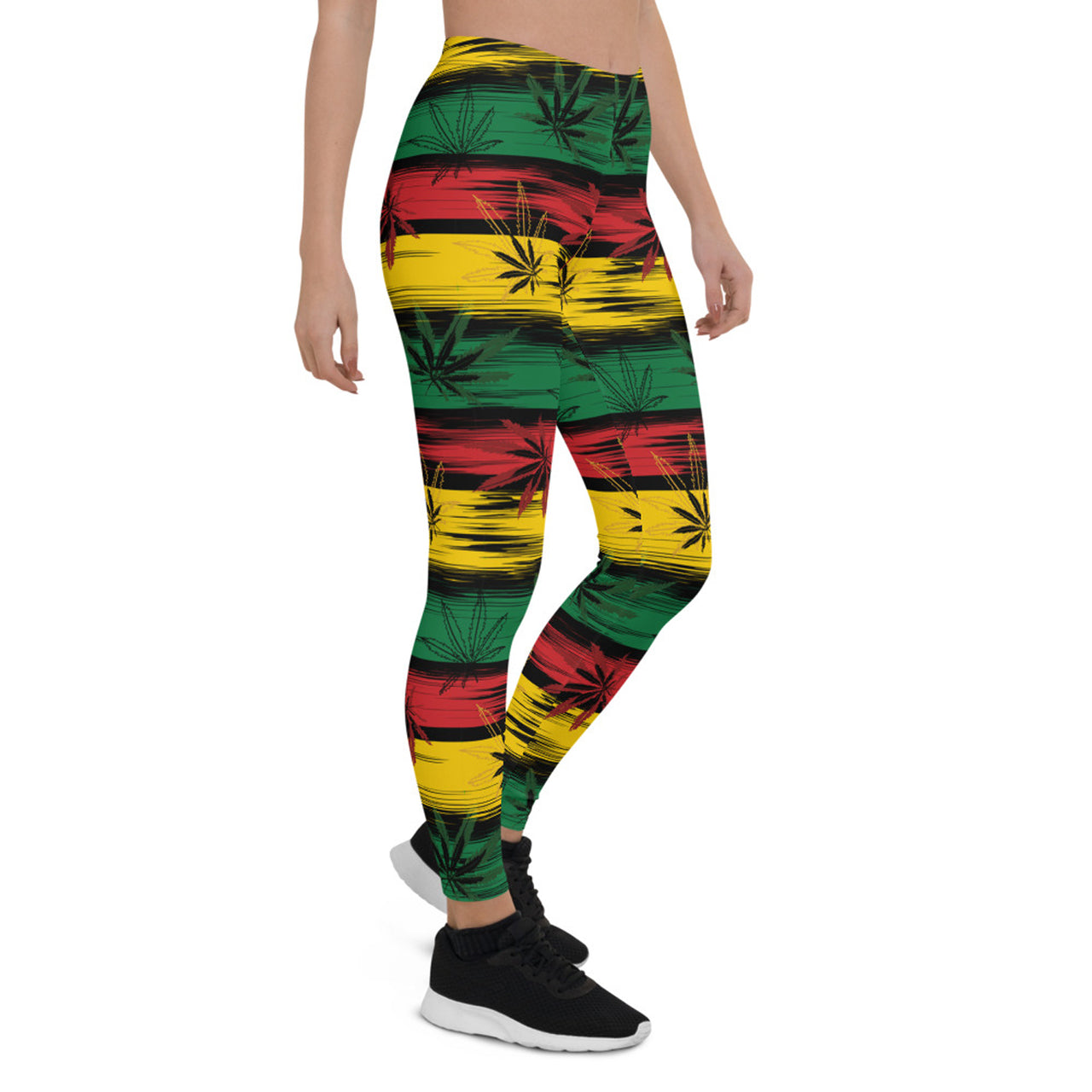 Reggae Green Yellow Red Leggings