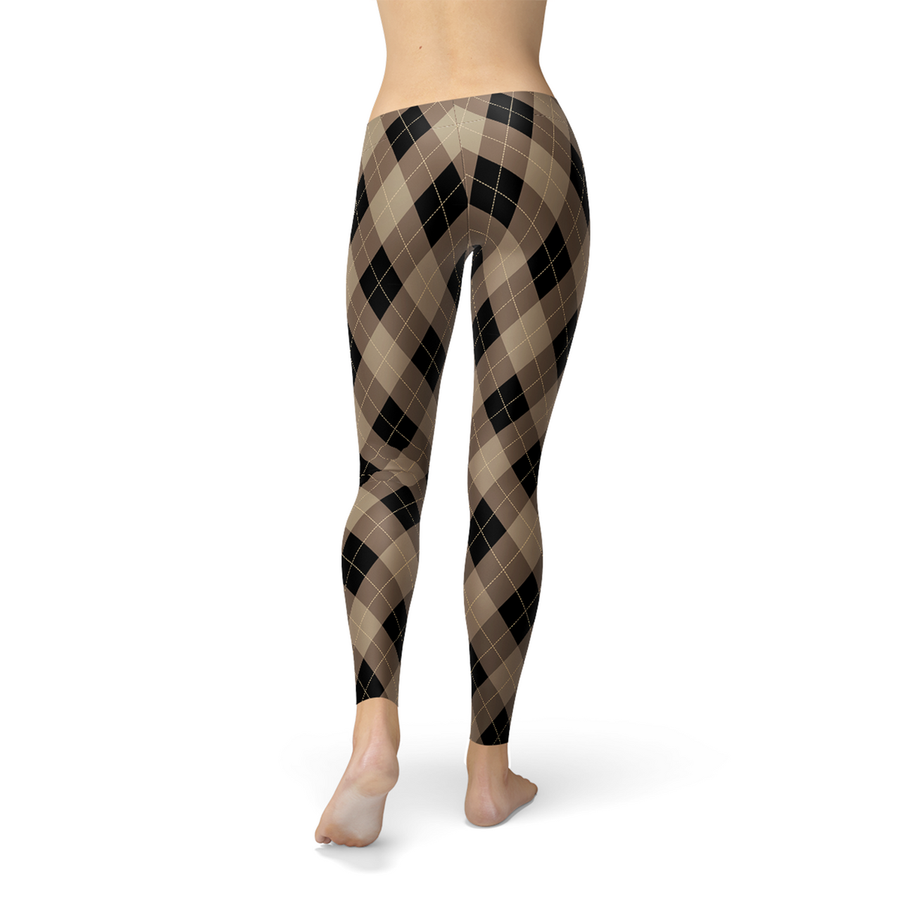 Square Argyle Leggings