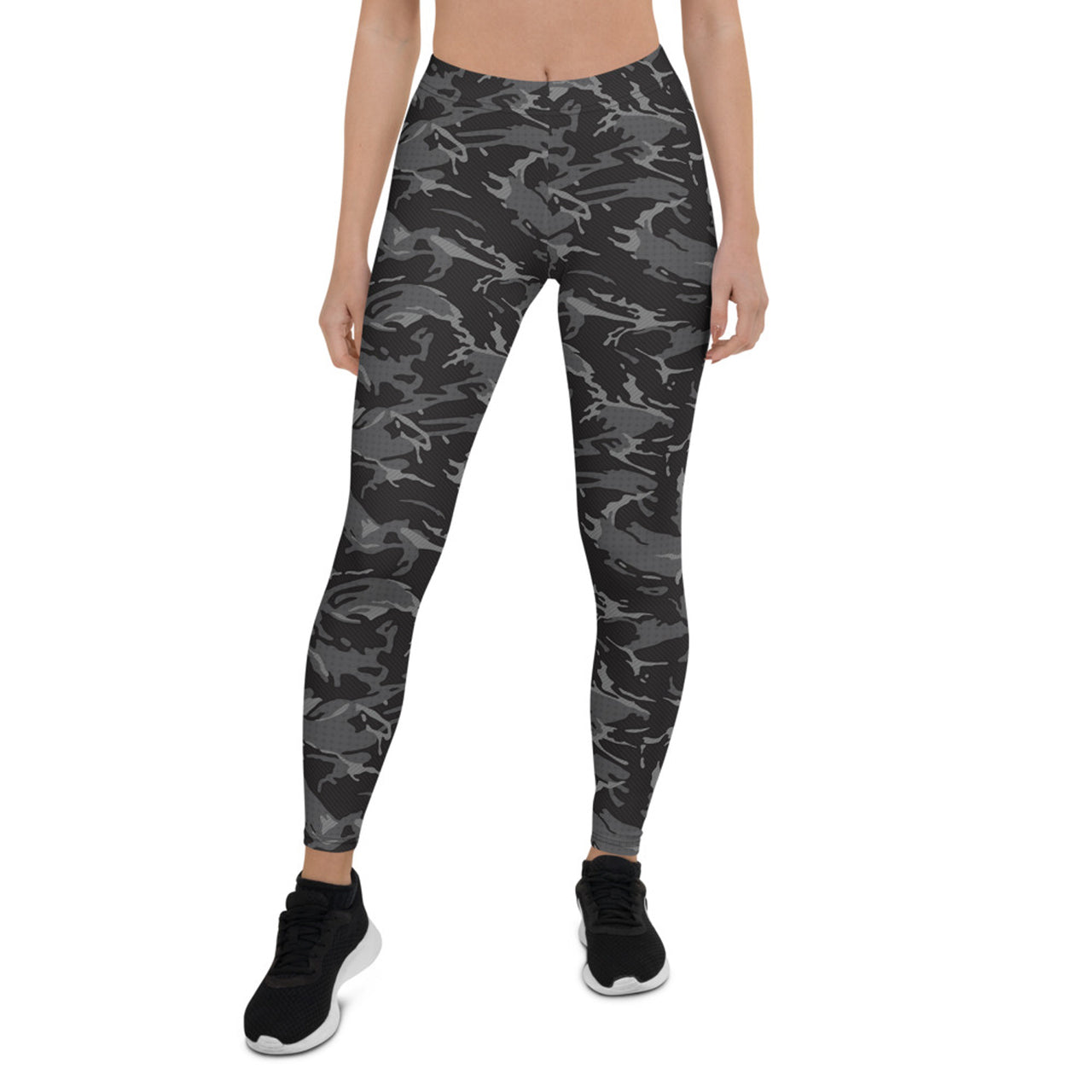 Ultra Gray Black Camo High Rise Leggings