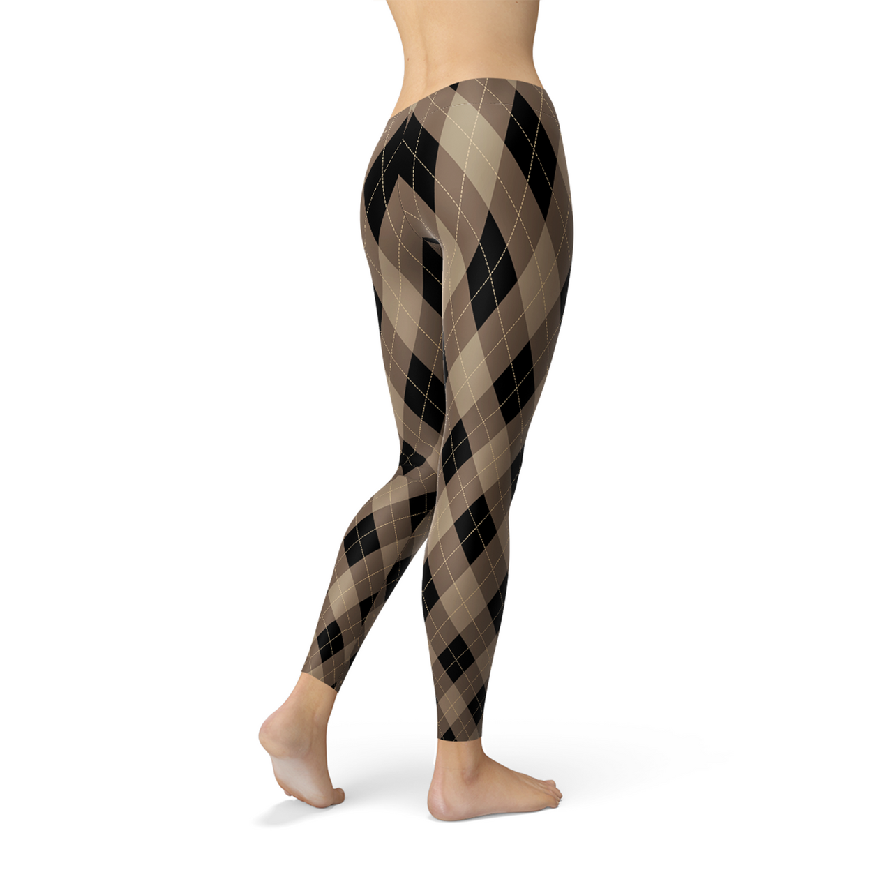 Square Argyle Leggings