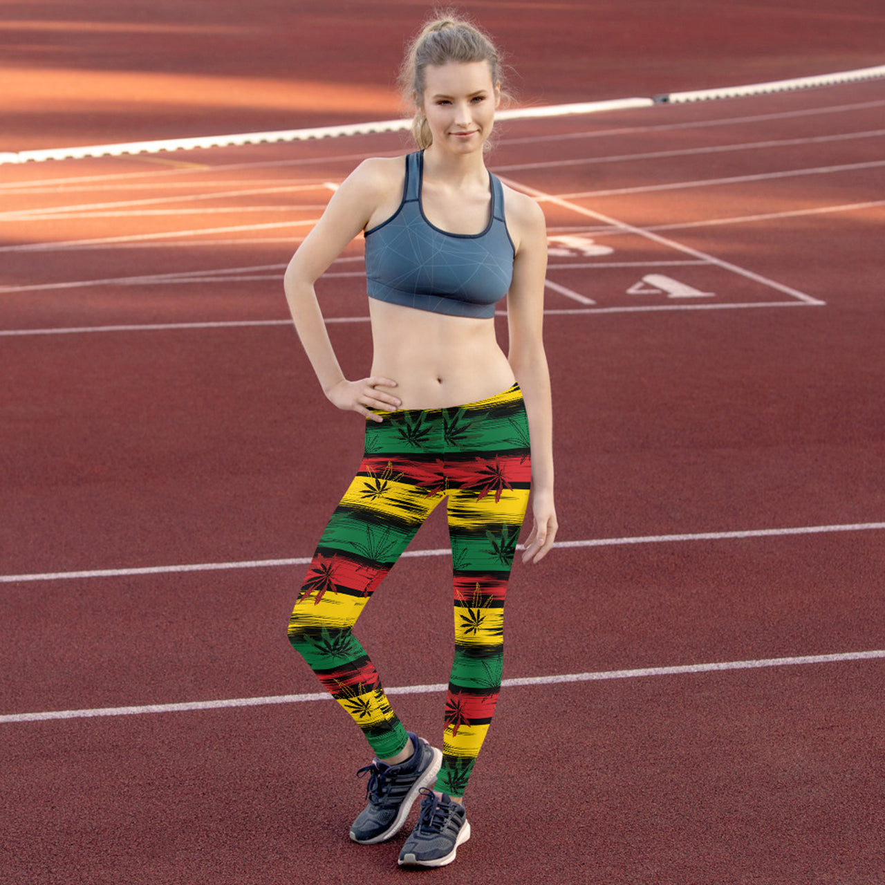 Reggae Green Yellow Red Leggings