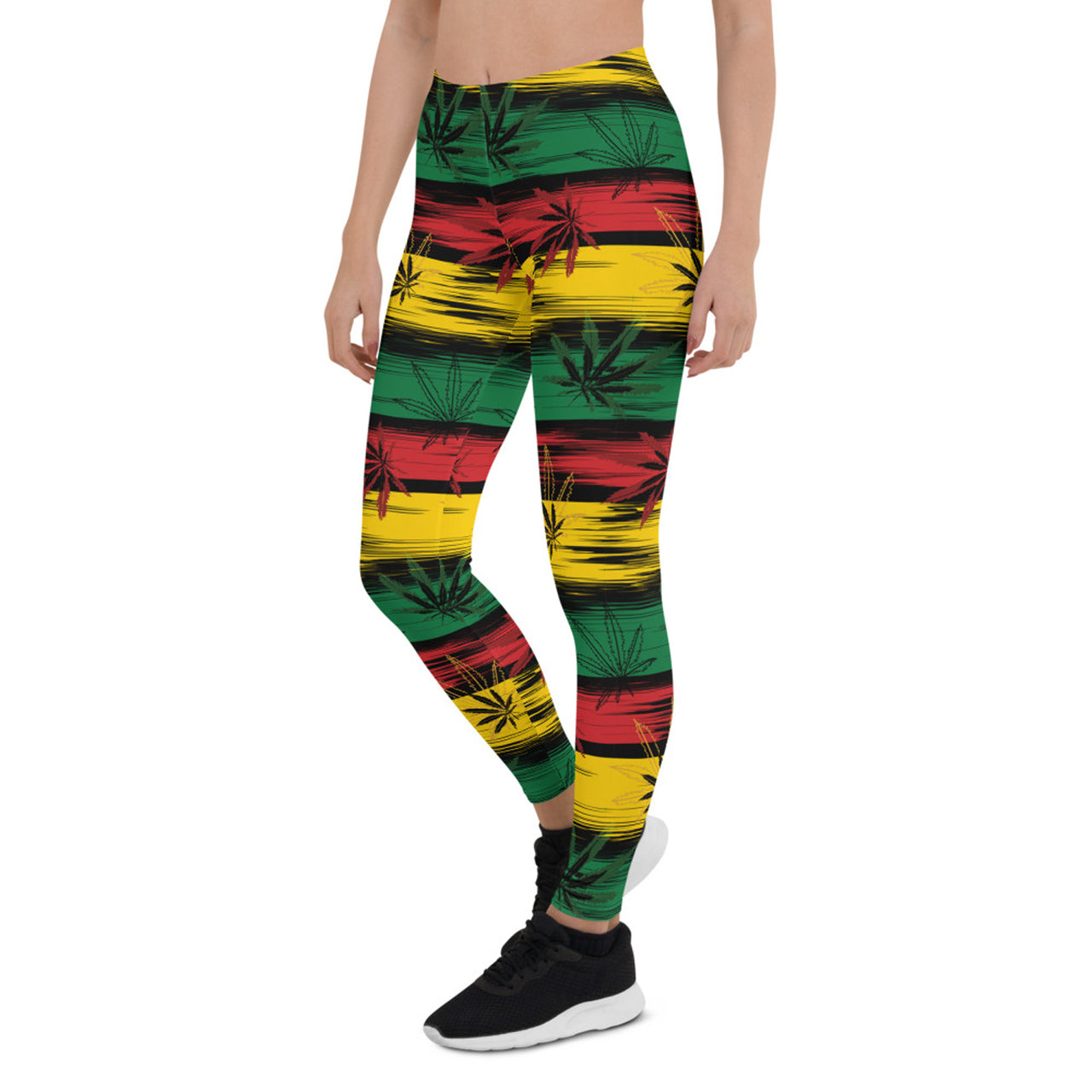 Reggae Green Yellow Red Leggings