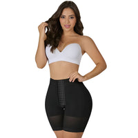 Thumbnail for Hourglass BBL Type High Waisted Shorts - MYD 00428