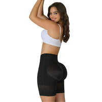 Thumbnail for Hourglass BBL Type High Waisted Shorts - MYD 00428