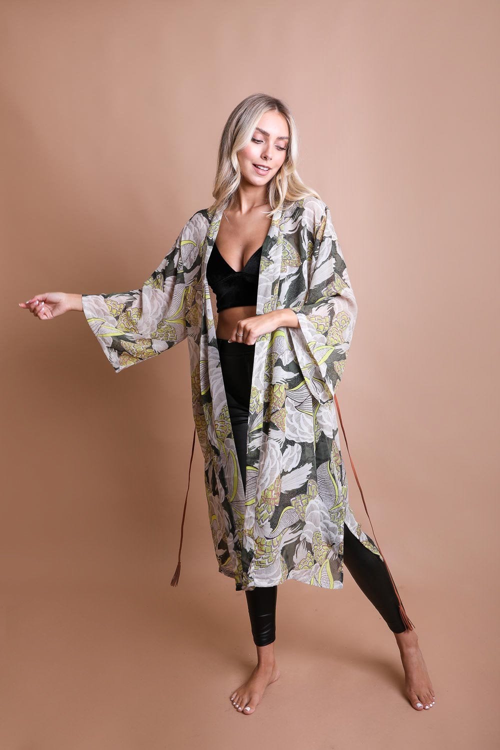 Bohemian Ikebana Kimono