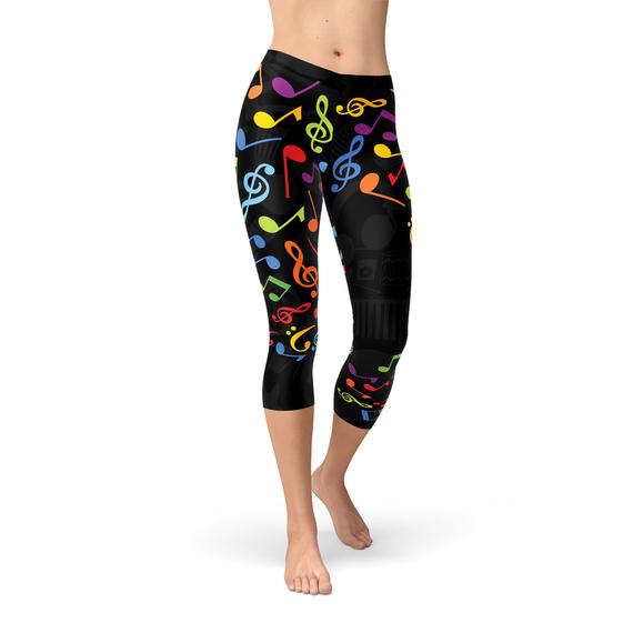 Music Notes Leggings