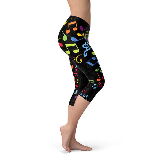 Music Notes Leggings