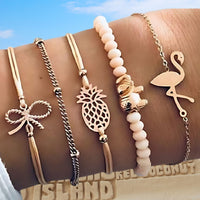 Thumbnail for Wild Jungle Marble Stretch 5 Piece Bracelet